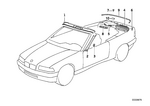 51448163323 - Vehicle Trim: Windshield Frame Cover for BMW Image