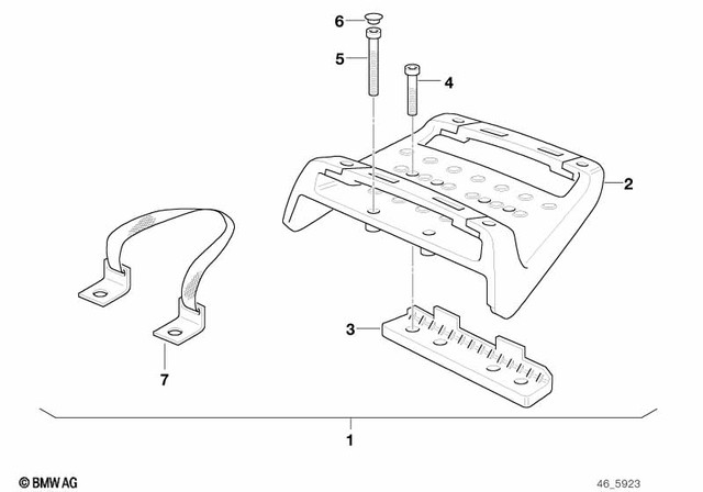 7129905386 - Frame and Mounting Parts: Isa Screw - M6X30-8.8-ZNNIV for BMW-Motorrad Image