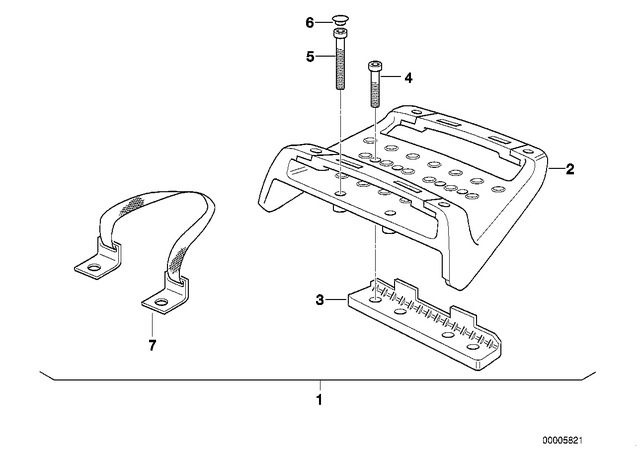 7129905386 - Frame and Mounting Parts: Isa Screw - M6X30-8.8-ZNNIV for BMW-Motorrad Image