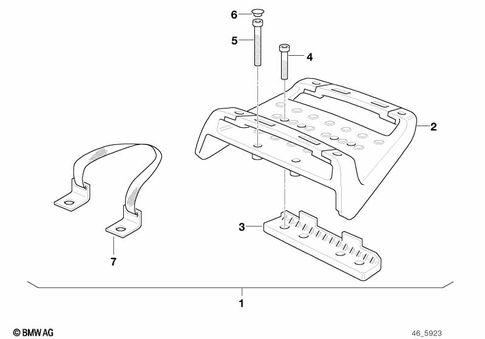 Motorcycle Trim Section, Windshield for 2006 BMW-Motorrad R 1100 GS #4