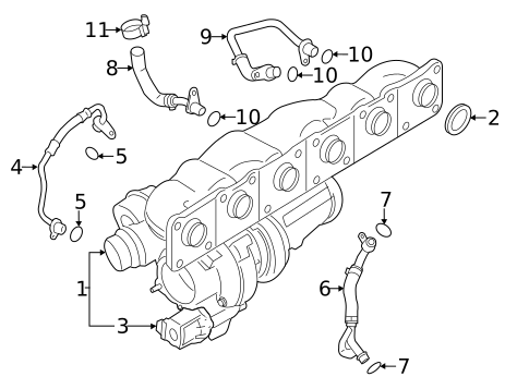 Turbo Charger for 2014 BMW 435i #0