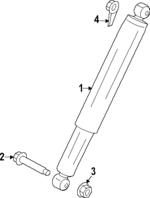 PC3Z18125BA - : Shock Absorber for Ford: F-250 Super Duty, F-350 Super Duty Image