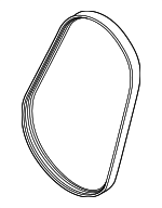 11285A26219 - : Serpentine Belt for BMW: M5, M5 Touring, XM Image