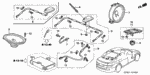 39513SDAA01 - Electrical/Exhaust/Heater/Fuel: NUT ASSY. for Honda Image