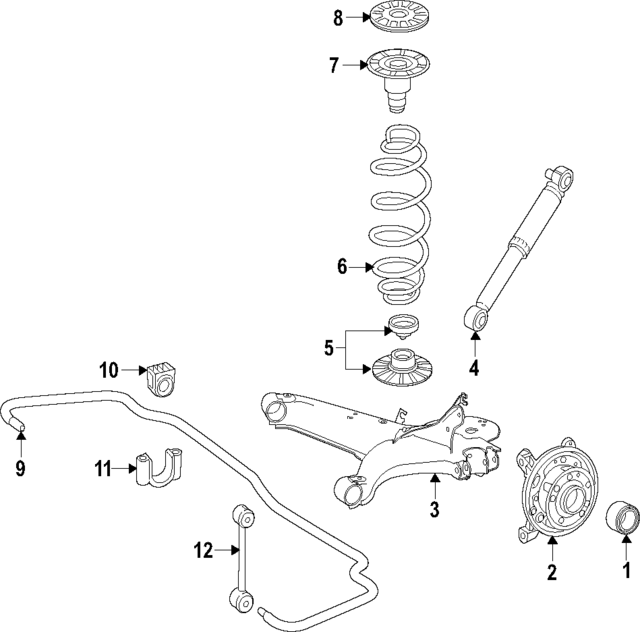 4473241084 - : Upper Spring Seat for Mercedes-Benz: Metris Image