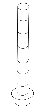 PAF008735 - Suspension: Ft Lateral Rod Bolt for Porsche: 718 Boxster, 718 Cayman, 718 Spyder, 911 Image