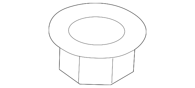 Suspension Cross-Member Reinforcement Nut - Porsche (N-909-167-01)