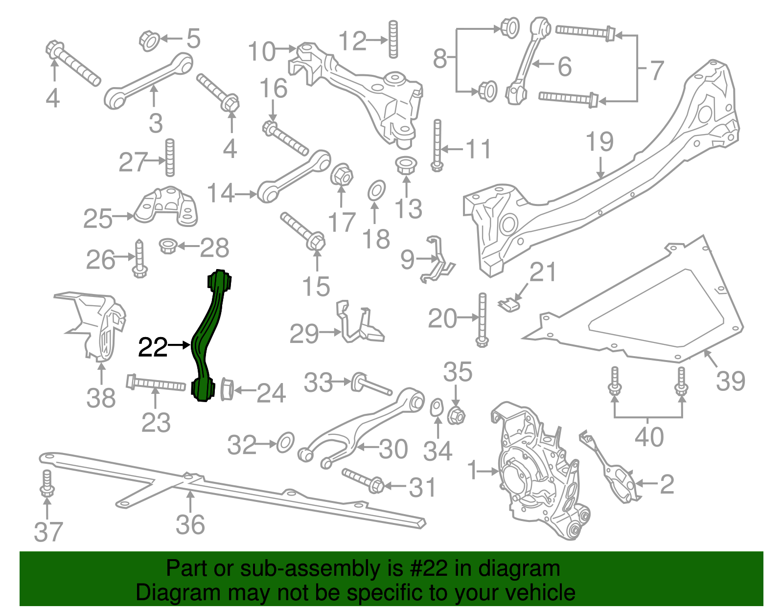Ft Lower Control Arm - Porsche (9P1-505-223)