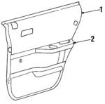J408DA2 - Body: Door Trim Panel for Mopar Image