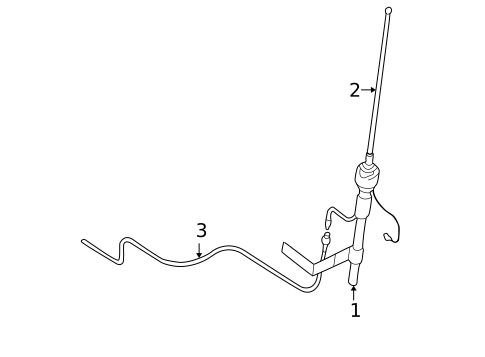 Antenna & Radio for 2002 Mitsubishi Eclipse #0