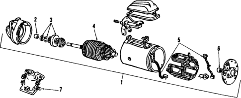 Starter for 1992 Ford Tempo #0