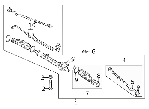 Steering Gear & Linkage for 2007 BMW Z4 #0