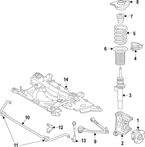 Suspension Components for 2014 BMW i3 #0