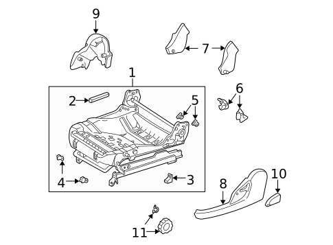 Tracks & Components for 2003 Toyota Corolla #0