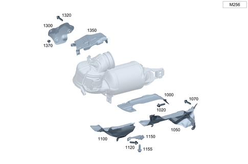 Shielding and Damping to Engine, Transmission, Front Axle Differential for 2023 Mercedes-Benz S580e #0