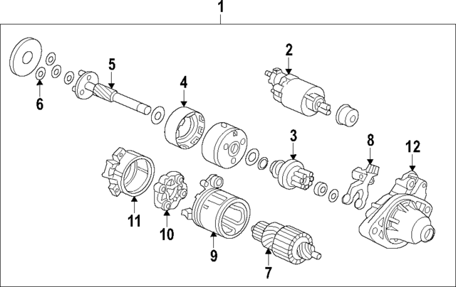 31295RYEA01 - : Drive End Housing for Honda Image