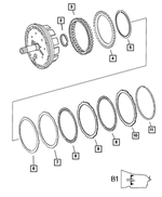 52108023AA - Automatic Transmission 5 Speed [DGJ]: Spring Disc for Mopar Image