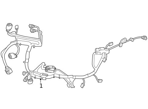 Wiring Harness for 2011 Volkswagen Routan #0