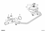 34311161870 - Brakes: Brake Master Cylinder for BMW: 530i, 540i, 740i, 740iL Image image