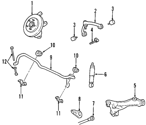 Upper Control Arm for 1998 Ford Expedition #1