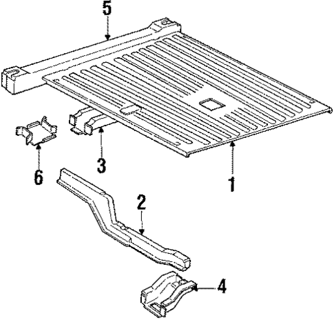 Floor Pan for 1985 Ford Bronco #0