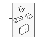 97055394100 - Body: Mount Kit for Porsche: Panamera Image