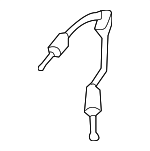 813813X500 - Body: Latch Assembly Cable for Hyundai: Elantra Coupe Image