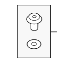 8691021010 - Body: Rear Sill Plate Grommet for Hyundai Image