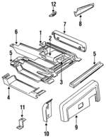 4476049 - Body: Adjuster for Chrysler: Town &amp; Country | Dodge: Caravan, Grand Caravan Image