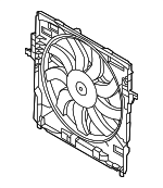 17427647652 - Cooling System: Fan Assembly for BMW Image