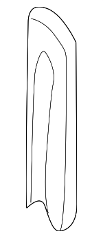 55075483 - Body: Striker Spacer for Chrysler: 300M, Concorde, LHS, New Yorker, PT Cruiser, Sebring | Dodge: Dakota, Durango, Intrepid, Stratus | Jeep: Commander, Compass, Grand Cherokee, Liberty, Patriot Image