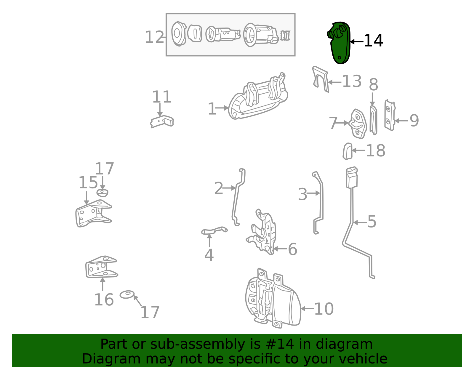 1995-2010 Mopar Lock Pawl 04717288 | Mopar Parts Canada