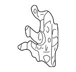 68266960AA - Body: Lock for Dodge: Dakota, Durango Image