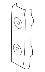 55362047AB - Body: Striker Plate for Chrysler: Cirrus, Sebring | Dodge: Dakota, Durango, Neon, Ram 1500, Ram 2500, Ram 3500, Stratus Image