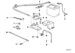 12421719664 - Engine Electrical System: Battery Cable Negative for BMW Image