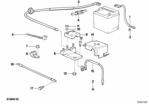 Battery Cable for 1990 BMW 318is #0