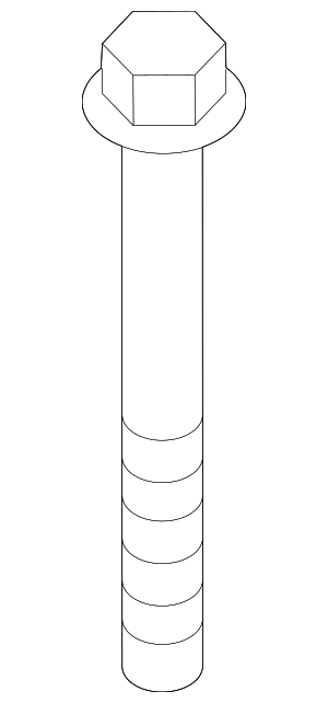 N10666702 - Body: Bumper Bracket Upper Bolt for Audi Image