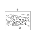 82206123 - Mopar Accessories - Component Parts: Skid - Transfer Case Plate Package for Jeep: Liberty Image