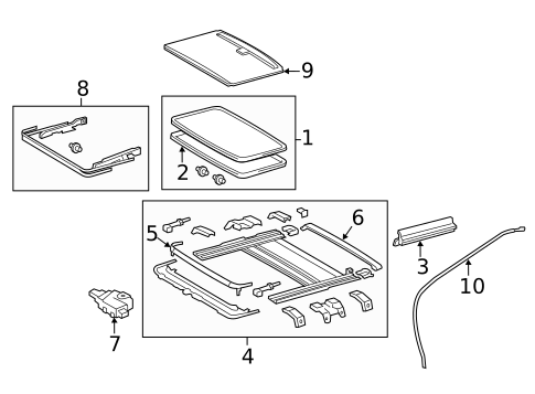 Sunroof for 2015 Toyota Camry #0