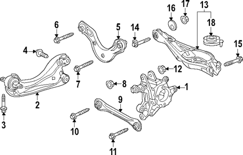 Rear Suspension for 2025 Honda CR-V #2