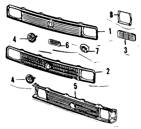 Headlamps for 1984 Volkswagen Rabbit #0