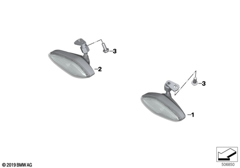 Turn Signals, Front for 2019 BMW-Motorrad R 18 #0