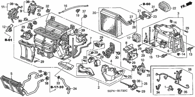 Heater Unit for 2006 Acura TL #0