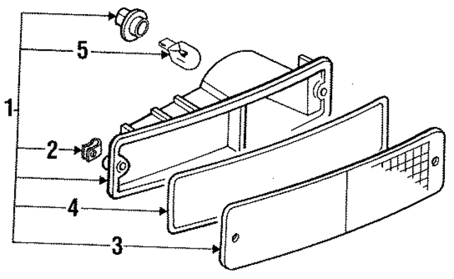 MB698945 - Electrical: Backup Lamp Assembly for Mopar Image