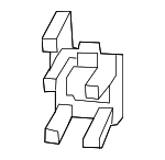 5G0941319C - Electrical: Signal Bulb Socket for Volkswagen: e-Golf, Golf, Golf Alltrack, Golf R, Golf SportWagen, GTI Image