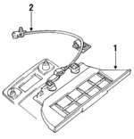 4630383 - Electrical: High Mount Lamp for Chrysler: LHS, New Yorker Image