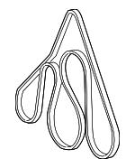 5L3Z8620AA - Cooling System: Serpentine Belt for Ford: F-150 Image