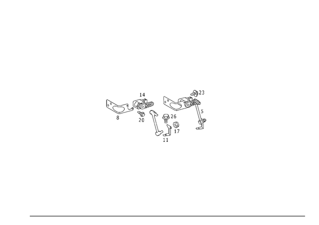 1633280640 - Front Axle: Holder for Mercedes-Benz Image image