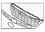 91121AN10A - Body: Grille for Subaru Image