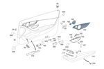 2057206226 - : Door Trim for Mercedes-Benz Image